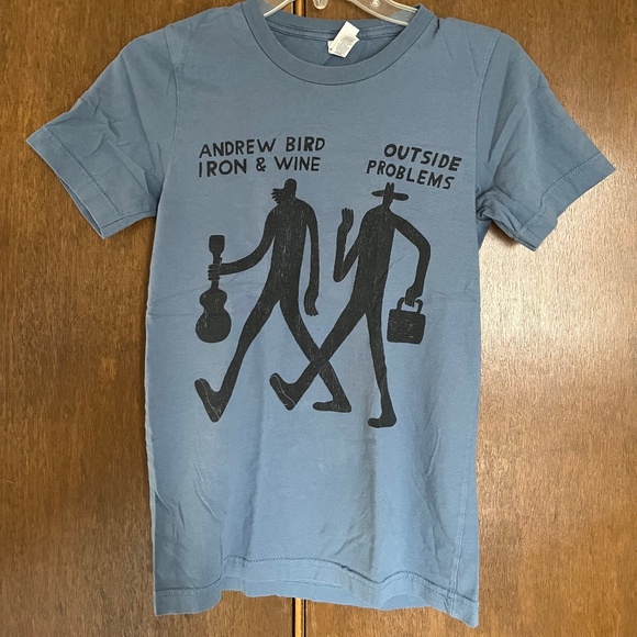 Tops - Iron & Wine and Andrew Bird concert tee